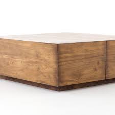 Simpli home owen square coffee table storage ottoman, ebony fabric. Duncan Storage Coffee Table With Hidden Drawers