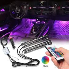 Car Interior Lights 48 Led Car Floor Atmosphere Glow Neon Lights Multi Color Music Car Led Strip Lights Under Dash Lighting Dc12v Beat Car Interior Best Car Decorations From Yzy168 4 71 Dhgate Com