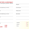 Sie füllen einen vordruck aus. 1