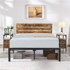 Traditional Metal Black Full Queen Size Headboard Bed Bedroom Frame Furniture For Sale Online Ebay Zinus moiz wood platform bed frame (standard) this is the only platform bed frame we recommend that has the option to add a headboard. ebay