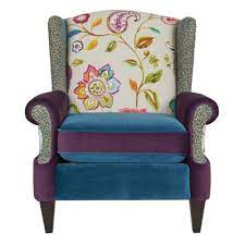 Another benefit of an accent chair is adding a bright splash of color to an otherwise. Multi Colored Accent Chairs Chairs The Home Depot