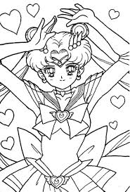 Beautiful Sailor Moon Coloring Pages Printable Sailor Moon Coloring Pages Moon Coloring Pages Love Coloring Pages