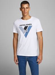 Tee shirt jack et jones. Jack Jones Front Print T Shirt T Shirt Manner Herren Mode Mode