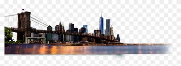 You will receive this design in the following formats: Left Cityscape Brooklyn Bridge Hd Png Download 1600x467 6934652 Pngfind