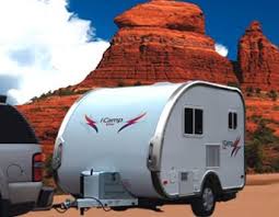 Besides fully portable toilets and outdoor showers, these are the two bathroom types you'll find in the descriptions of the best smallest rv campers with it is a bathroom with a sink, toilet, and shower like a wet bath. 6 Best Teardrop Trailers With Bathroom