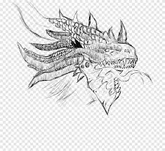 Sprookjesboom kleurplaat van vuurspuwende draak draken . Tekening Line Art Sketch Wereld Van Warcraft Kunst Kunstmuseum Png Pngegg