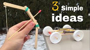 How To Make A Mini Rubber Band Car Homemade Toy Tutorial Youtube Diy Car How To Make Toys Rubber Band Crafts