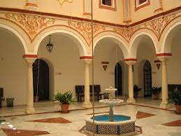 Courtyard house plans (sometimes written house plans with courtyard) provide a homeowner with the ability to enjoy scenic beauty while still maintaining a degree of privacy. Andalusian Patio Wikipedia