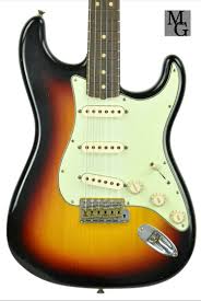 Fender Custom Shop 63 Stratocaster Journeyman Relic In 3 Tone Sunburst Fender Custom Shop Guitar Cool Guitar