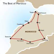 Image Result For Morocco Itinerary Map Morocco Itinerary Morocco Itinerary