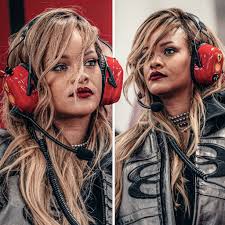 Not sure anyone has ever looked as cool in an F1 garage as Rihanna 😎 (via  Scuderia Ferrari)
