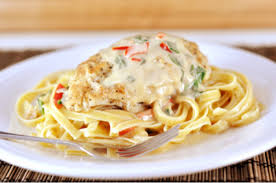 توسكان الدجاج مع الباستا Tuscan Chicken With Pasta Recipes Food Tuscan Garlic Chicken