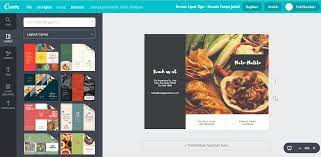 Membuat Desain Brosur Catering Profesional - Canva