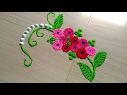 Small And Daily Rangoli Design Rangoli Designs With Flowers By Jyoti Rathod Rangoli Designs Rangoli Designs Flower Rangoli Designs Images