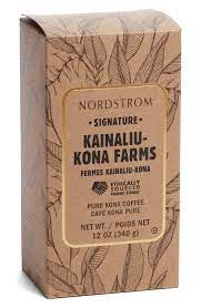 Signature Kainaliu Kona Farms 100 Kona Whole Bean Coffee Nordstrom Coffee Packaging Coffee Geek Coffee Label