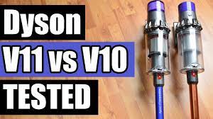 Dyson V11 Vs V10 Cordless Vacuum Tests Review Comparison Youtube