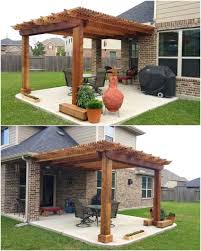 Round Patio Garden Ideas And Dream Backyard Garden Herbs In 2020 Outdoor Pergola Backyard Pergola Pergola Plans