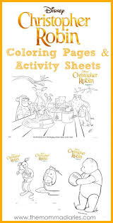 Robin appeared in the script, but was deleted because waters felt the film had too many characters. Christopher Robin Coloring Pages Activity Sheets The Momma Diaries