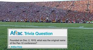 If you know, you know. Espn College Football On Twitter Can You Answer Tonight S Aflac Trivia Question Reply With Aflactrivia To Submit Your Response Http T Co Azwzqdpmhb