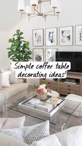 #2 round tray + books + decor what you need: 92 Coffee Table Styling Ideas Coffee Table Styling Table Style Coffee Table