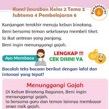 Bahasa indonesia kelas 2 (membaca) bacalah teks bacaan di bawah ini dengan teliti ! Lengkap Kunci Jawaban Kelas 2 Tema 2 Subtema 4 Pembelajaran 6 Simple News Kunci Jawaban Lengkap Terbaru
