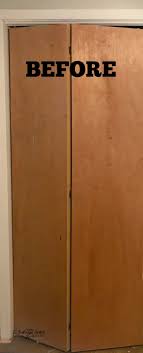 Diy Updating Bi Fold Closet Doors Salvage Sister And Mister