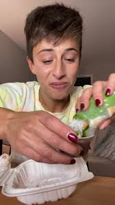 Gabby Eating Fresh Spring Rolls Mukbang