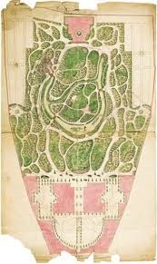 Plan For Converting The Garden Of The Liechtenstein Garden Palace At Rossau Into An English Landsca Landscape Design Drawings Landscape Drawings Garden History