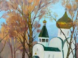 Church Of St Andrew The First Called Painting By Kirill Pastushenko Saatchi Art