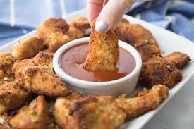 Keto Fried Chicken Nuggets Keto Low Carb Recette En 2020 Avec Images Souper