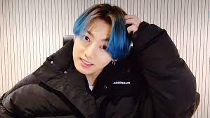 On Twitter In 2021 Blue Hair Jungkook Blue Hair Jungkook Blue Hair