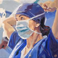 Commission An Oil Portrait Etsy Nurse Art Medical Art Art Painting