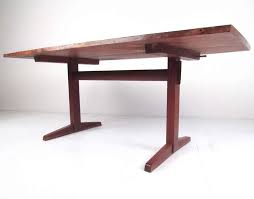 For Sale On 1stdibs This Vintage Walnut Dining Table By George Nakashima Features Free Flowing Live Ed Dining Table Trestle Dining Tables Walnut Dining Table