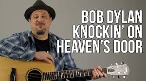 Lord, take this badge off of me i can't use it anymore it's gettin' too dark, too dark to. Knockin On Heaven S Door By Bob Dylan Lyrics With Guitar Chords
