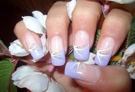 Simple nails trendy nails ombre nails tutorial purple nails purple ombre nails matte nails design really cute nails fun nails nail art ombre. Cute Purple French Tip Acrylic Nail Art