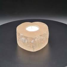 Some types of crystals, such as quartz, citrine or selenite, are well suited to be carved into decorative candle holders. Selenite Crystal Tealight Candle Holder Heart Candle Holder Natural Healing Gift 14 95 Picclick Uk