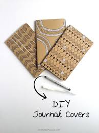 Today for our #31daysofdiy project we are making adorable notebooks, and we're including three printable covers with some fun brit + co patterns! Diy Journals And Notebooks Help Stylishly Organize Your Thoughts