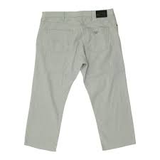 AJ Comfort Fit Mens Grey Cropped Armani Jeans