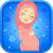 Image result for pakaian ibu hamil muslimah kartun