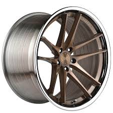 Vertini Wheels Rf1 5 Brushed Bronze With Chrome Lip Rims Wheel Rims Rims For Cars