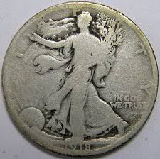 1918 Walking Liberty Half Dollar Coin Value Prices Photos