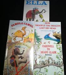 She was a scrawny scraggly camel who was much too clumsy and awkward to be a performer in the big meet the lovable bill peet crew and look for them wherever you shop for books: 5 Bill Peet Books Ella Hardcover Pamela Camel Shady Glade Eleanor Droofus Dragon 494874216