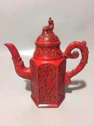 Red or angel skin coral statue carved figure vegetal wave hand. Chinese Handmade Red Coral Fu Lu Shou Water Pot Teapot Wine Pot Animal Statue Success Wealth Longevity Home Decoration Buy At The Price Of 42 36 In Aliexpress Com Imall Com