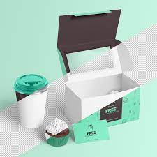 Download Free Cupcake Box Mockup On Behance