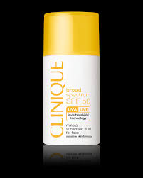 Chemical sunscreens, on the other hand, are made with. Spf 50 Mineral Sunscreen Fluid For Face Clinique