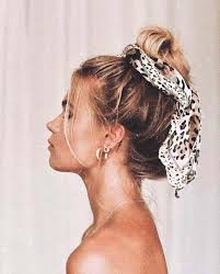 Fold a long headscarf to create a long thin strip about 1 to 2 inches wide. Short Hairstyles Scarf Trend 2019 Ecemella