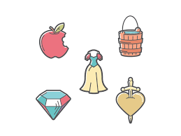 Snow White Icon Set Icon Set Disney Icons Snow White