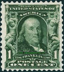 Definitive Stamps 1c Benjamin Franklin 1903 Postage Stamp Collecting Postage Stamp Art Rare Stamps