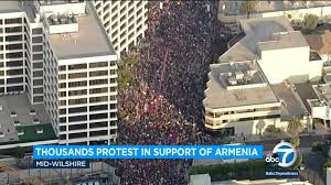Bob dole was born on july 22, 1923 in russell, kansas, usa he has been married to elizabeth dole since december 6, 1975. Pro Armenian Demonstrators March To Beverly Hills Amid Fragile Cease Fire Between Armenia And Azerbaijan Abc7 Los Angeles
