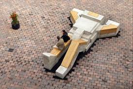 Lying Public Art Sculpture Seat Design Urban Furniture Street Furniture Public Seating